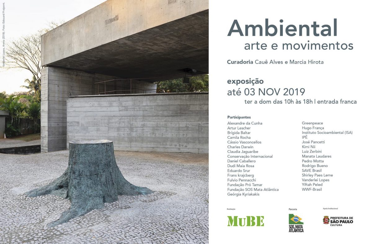 Convite para exposição sobre o meio ambiente no MuBe